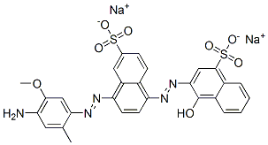 CAS#: 6406-47-9， 4-[(4-Amino-2-Methyl-5-Methoxyphenyl)Azo]-1'-Hydroxy-[1,2'-Azobisnaphthalene]-4',6-Disulfonic Acid Disodium Salt
