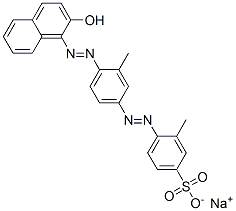 CAS#: 6406-58-2， 4-[[4-[(2-Hydroxy-1-Naphthalenyl)Azo]-3-Methylphenyl]Azo]-3-Methylbenzenesulfonic Acid Sodium Salt