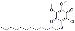 CAS#: 64102-02-9， 5-Chloro-2,3-Dimethoxy-6-(Dodecylthio)-1,4-Benzoquinone