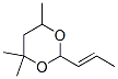 CAS#: 6413-74-7， 4,4,6-Trimethyl-2-(1-Propenyl)-1,3-Dioxane