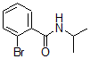 structure of CAS# 64141-90-8, 2-Bromo-N-(1-Methylethyl)-Benzamide;2-Bromo-N-Isopropylbenzamide(SALTDATA: FREE);2-Bromo-N-Isopropylbenzamide 98%;2-BROMO-N-ISOPROPYLBENZAMIDE