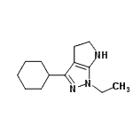 CAS#: 641585-04-8， 3-Cyclohexyl-1-ethyl-1,4,5,6-tetrahydropyrrolo[2,3-c]pyrazole