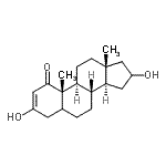 CAS#: 64162-68-1， 3,16-Dihydroxyandrost-2-en-1-one