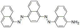 CAS 登录号：6417-19-2， 4-[[4-(1-萘基偶氮)-1-萘基]偶氮]萘-1-胺