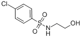 结构式 CAS# 6419-69-8, 4-氯-N-(2-羟基乙基)苯磺酰胺