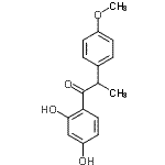 CAS#: 642-39-7， 1-(2,4-Dihydroxyphenyl)-2-(4-Methoxyphenyl)-1-Propanone