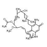 CAS#: 64202-81-9， (10E)-19-Amino-13-hydroxy-8,14-dimethoxy-4,10,12,16-tetramethyl-3,20,22-trioxo-2-azabicyclo[16.3.1]docosa-1(21),4,6,10,18-pentaen-9-yl carbamate