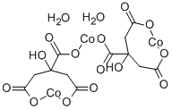 结构式 CAS# 6424-15-3, 柠檬酸钴(II)二水合物