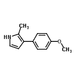 CAS#: 642486-46-2， 3-(4-Methoxyphenyl)-2-methyl-1H-pyrrole