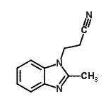 CAS#: 64266-18-8， 3-(2-Methyl-1H-benzimidazol-1-yl)propanenitrile