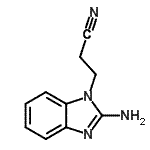 CAS#: 64266-26-8， 3-(2-Amino-1H-benzimidazol-1-yl)propanenitrile