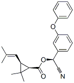 CAS#: 64312-66-9， (1R,3S)-3-(2,2-Dimethylethenyl)-2,2-Dimethylcyclopropanecarboxylic Acid (S)-Cyano(3-Phenoxyphenyl)Methyl Ester