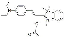 CAS#: 64346-30-1， 2-[2-[4-(Diethylamino)Phenyl]Vinyl]-1,3,3-Trimethyl-3H-Indolium Acetate