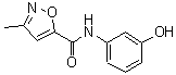CAS#: 64384-94-7， N-(3-Hydroxyphenyl)-3-methyl-1,2-oxazole-5-carboxamide