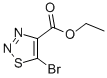structure of CAS# 6439-91-4, 5-Bromo-1,2,3-Thiadiazole-4-Carboxylic Acid Ethyl Ester;5-BROMO-1,2,3-THIADIAZOLE-4-CARBOXYLIC ACID ETHYL ESTER;Ethyl 5-Bromo-1,2,3-Thiadiazole-4-Carboxylate, 98+%;Ethyl  5-Bromo-1,2,3-Thiadiazole-4-Carboxylate