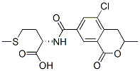 CAS#: 64398-33-0， N-[(5-Chloro-3,4-Dihydro-3-Methyl-1-Oxo-1H-2-Benzopyran-7-Yl)Carbonyl]-L-Methionine