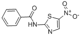 结构式 CAS# 64398-84-1, N-(5-硝基-2-噻唑基)苯甲酰胺