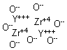 structure of CAS# 64417-98-7, Yttrium Zirconium Oxide;Yttrium Zirconium Oxide