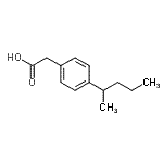 CAS#: 64451-69-0， [4-(2-Pentanyl)phenyl]acetic acid