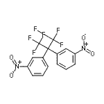 CAS#: 64465-34-5， 1,1'-(1,1,1,3,3,3-Hexafluoro-2,2-propanediyl)bis(3-nitrobenzene)