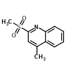 CAS#: 64495-40-5， 4-Methyl-2-(methylsulfonyl)quinoline