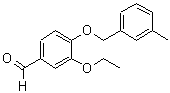 structure of CAS# 644958-93-0, 3-Ethoxy-4-[(3-methylbenzyl)oxy]benzaldehyde;3-ethoxy-4-[(3-methylbenzyl)oxy]benzaldehyde;3-ethoxy-4-[(3-methylphenyl)methoxy]benzaldehyde;BENZALDEHYDE,3-ETHOXY-4-[(3-METHYLPHENYL)METHOXY]-