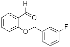 结构式 CAS# 6455-94-3, 2-[(3-氟苯基)甲氧基]苯甲醛