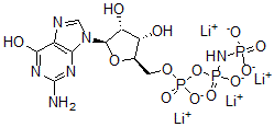 CAS#: 64564-03-0， 5'-Guanylic Acid Monoanhydride With Imidodiphosphoric Acid, Tetralithium Salt