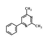 CAS#: 64571-30-8， 2,4-Dimethyl-6-phenylpyrimidine