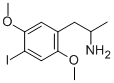 structure of CAS# 64584-34-5, 1-(4-Iodo-2,5-Dimethoxyphenyl)Propan-2-Amine;1-(4-Iodo-2,5-Dimethoxy-Phenyl)Propan-2-Amine;[2-(4-Iodo-2,5-Dimethoxy-Phenyl)-1-Methyl-Ethyl]Amine;Doi