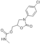 CAS#: 64589-76-0， 3-(4-Chlorophenyl)-5-((((Methylamino)Carbonyl)Oxy)Methyl)-2-Oxazolidinone