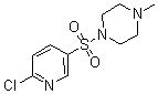 CAS#: 64614-53-5， 1-[(6-Chloro-3-Pyridinyl)Sulfonyl]-4-Methyl-Piperazine