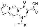 CAS#: 64621-47-2， 5-(Difluoromethyl)-8-oxo-5,8-dihydro[1,3]dioxolo[4,5-g]quinoline-7-carboxylic acid