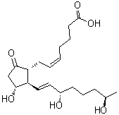 CAS#: 64625-54-3， (5Z,11alpha,13E,15S,19R)-11,15,19-Trihydroxy-9-oxoprosta-5,13-dien-1-oic acid