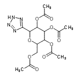 CAS 登录号：64714-42-7， 2,3,4,6-四-O-乙酰基-1,5-脱水-1-(2H-四唑-5-基)己糖醇