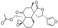 CAS#: 64756-04-3， (3R,5S,5'R,8'abeta)-4'aalpha-Acetoxymethyl-5-(3-Furyl)-2',3',4,5,6',7',8',8'alpha-Octahydro-2'alpha-Methyldispiro[Furan-3(2H),1'(5'H)-Naphthalene-5',2''-Oxirane]-2,4'(4'aH)-Dione
