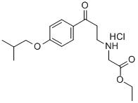 CAS#: 64875-82-7， N-(3-(4-(2-Methylpropoxy)Phenyl)-3-Oxopropyl)Glycine Ethyl Ester Hydrochloride