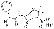CAS#: 6489-61-8， 3,3-Dimethyl-6-[[(2R)-2-(Methyleneamino)-2-Phenylacetyl]Amino]-7-Oxo-(2S,5R,6R)-4-Thia-1-Azabicyclo[3.2.0]Heptane-2-Carboxylicacid Sodium Salt (1:1)