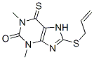 CAS#: 6493-39-6， 8-(Allylthio)-6,7-Dihydro-1,3-Dimethyl-6-Thioxo-1H-Purin-2(3H)-One
