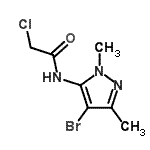 CAS#: 649701-13-3， N-(4-Bromo-1,3-dimethyl-1H-pyrazol-5-yl)-2-chloroacetamide