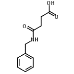 结构式 CAS# 64984-60-7, 4-(苄基氨基)-4-氧代丁酸