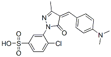 CAS#: 65036-66-0， 4-Chloro-3-[4-[[4-(Dimethylamino)Phenyl]Methylene]-4,5-Dihydro-3-Methyl-5-Oxo-1H-Pyrazol-1-Yl]Benzenesulphonic Acid