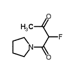 CAS#: 650602-45-2， 2-Fluoro-1-(1-pyrrolidinyl)-1,3-butanedione