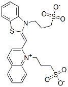CAS#: 65072-45-9， Hydrogen 1-(3-Sulphonatopropyl)-2-[[3-(3-Sulphonatopropyl)Benzothiazol-2(3H)-Ylidene]Methyl]Quinolinium