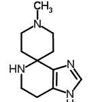 structure of CAS# 65092-19-5, 1'-Methyl-1,5,6,7-tetrahydrospiro[imidazo[4,5-c]pyridine-4,4'-piperidine];1'-Methyl<wbr>-3,5,6,7-<wbr>tetrahydr<wbr>ospiro[im<wbr>idazo[4,5<wbr>-c]pyridi<wbr>ne-4,4'-p<wbr>iperidine;1'-methyl<wbr>-3,5,6,7-<wbr>tetrahydr<wbr>ospiro[im<wbr>idazo[4,5<wbr>-c]pyridi<wbr>ne-4,4'-p<wbr>iperidine];1'-Methyl<wbr>-3,5,6,7-<wbr>tetrahydr<wbr>ospiro[im<wbr>idazo[4,5<wbr>-c]-pyrid<wbr>ine-4,4'-<wbr>piperidin<wbr>e]