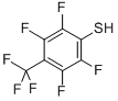 structure of CAS# 651-84-3, 4-Trifluoromethyl-2,3,5,6-Tetrafluorothiophenol;Zinc02556904