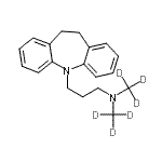 CAS#: 65100-45-0， 3-(10,11-Dihydro-5H-dibenzo[b,f]azepin-5-yl)-N,N-bis[(<sup>2</sup>H<sub>3</sub>)methyl]-1-propanamine
