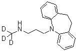 CAS#: 65100-49-4， 10,11-Dihydro-N-(Methyl-D3)-5H-Dibenz[b,f]Azepine-5-Propanamine