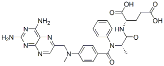 CAS#: 65118-40-3， N-(N-(4-(((2,4-Diamino-6-Pteridinyl)Methyl)Methylamino)Benzoyl)-L-Phenylalanyl)-L-Glutamic Acid