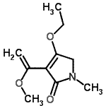 CAS#: 651322-77-9， 4-Ethoxy-3-(1-methoxyvinyl)-1-methyl-1,5-dihydro-2H-pyrrol-2-one